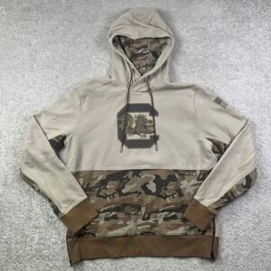Under Armour ColdGear South Carolina Gamecocks Hoodie Men's LG Camo USA Flag